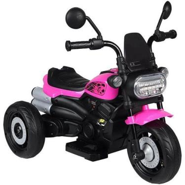 Imagem de Moto Elétrica Freeway King 3 Rodas 6v Rosa - Bel