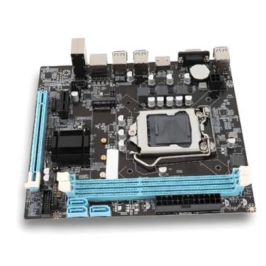 Imagem de Placa-mãe para desktop, slot de CPU LGA 1155, DDR3 de canal duplo, M.2 NVMe NGFF, alimentação de 3 fases, saída VGA HD, placa mãe micro ATX para soquete LGA1155 I3 I5 I7 com USB 2.0