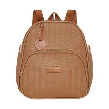 Imagem de Mochila de Maternidade Pirulitando Baby Refúgio Marrom, Marrom