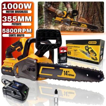 Imagem de Motosserra Elétrica Grande Portátil 21V Brushless Sabre 14 Pol Sem Fio