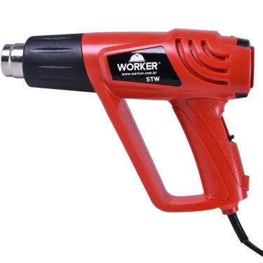 Imagem de Soprador Térmico 3T 2000W com 3 Estágios de Temperatura e Bicos 350-550 graus C Worker 45CM 220V