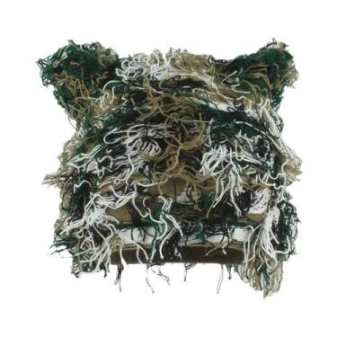 Imagem de Gorro De Malha Com Orelhas De Gato Preto E Rosa Para Mulheres, Balacla