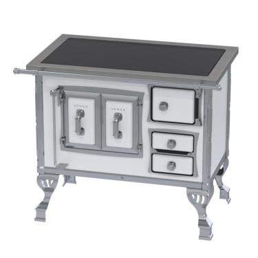 Imagem de Fogao a Lenha Venax GII n 1 Sec XVIII Premium Branco SE