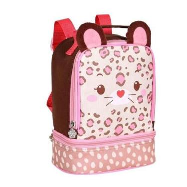 Imagem de Lancheira Térmica Infantil - Pets Girafa Zebra Oncinha com 22CM da Cli