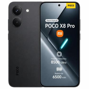 Imagem de Smartphone Celular Xiaomi Poco X8 Pro 512GB, 12GB RAM, 5G, Tela 6,67 p