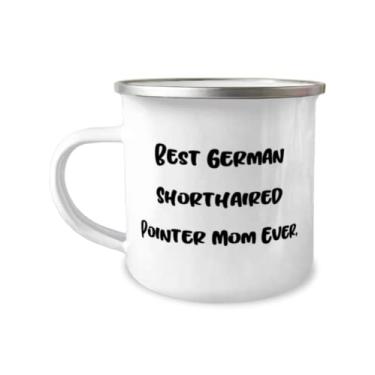 Imagem de Caneca alemã brilhante de pelo curto para campismo, 355 ml, melhor ponteiro alemão de pelo curto, presentes perfeitos para amantes de animais de estimação,