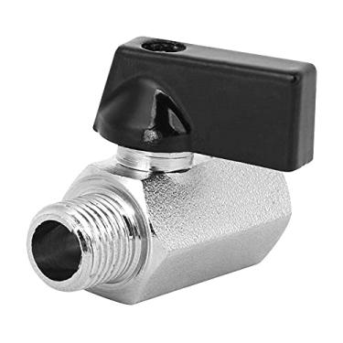 Imagem de Xinwoer Válvula de esfera pneumática, válvulas de compressores de ar, válvula de esfera de latão abrasiva, 2 peças