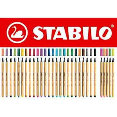 Imagem de Stabilo Kit Canetas Point 88 - 30 Cores - SORTIDAS