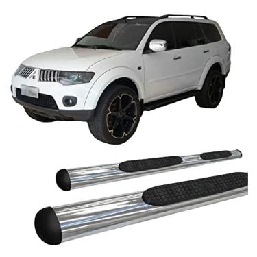 Imagem de Estribo Pajero Dakar OVAL OBLONGO CROMADO 2011 ate 2020