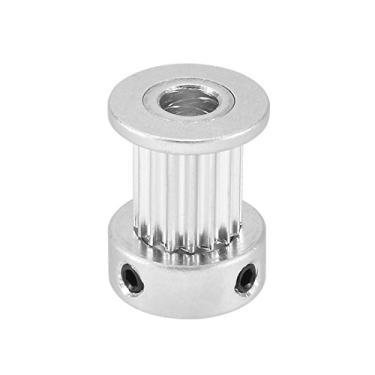 Imagem de uxcell Alumínio GT3 16 dentes 5 mm Furo Cinto de Flange Flange Sincronizador Roda para Impressora 3D