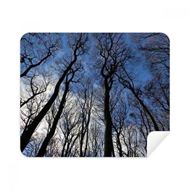 Imagem de Pano de limpeza de tela azul céu verde floresta, ciência, natureza, cenário, pano de limpeza, 2 peças de tecido de camurça