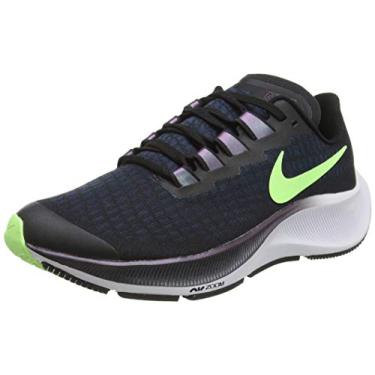 Imagem de Nike Kids Air Zoom Pegasus 37 (Little Kid/Big Kid) Black/Ghost Green/Valerian Blue 6 Big Kid M
