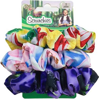 Imagem de Spoontiques - Scrunchies de cabelo - Acessórios adoráveis para cabelo feminino - Laço de cabelo macio colorido para meninas - Suporte de rabo-de cavalo - Mágico de Oz, tamanho único (19955)