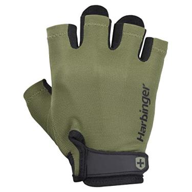 Imagem de Harbinger Power Workout Luvas de musculação, médio, verde