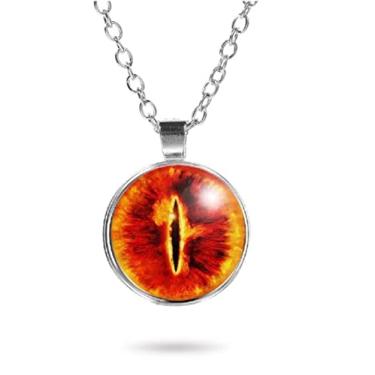 Imagem de Colar Olho de Dragão de Fogo Unissex