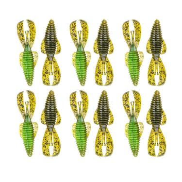 Imagem de Iscas Strike King Rage Magnum Bug Macio 11,43 cm Comprimento do Corpo Verão Craw Isca (Pacote com 6)