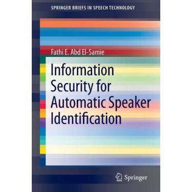 Imagem de Information Security For Automatic Speaker Identification