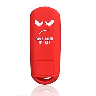 Imagem de CSHU Silicone Men Women's Car Key Case Cover Keychain Ring Key Bag, Fit For Mazda 2 CX-5 Atenza CX-7 CX-9 CX-3 CX-4 CX-8 MX5,red
