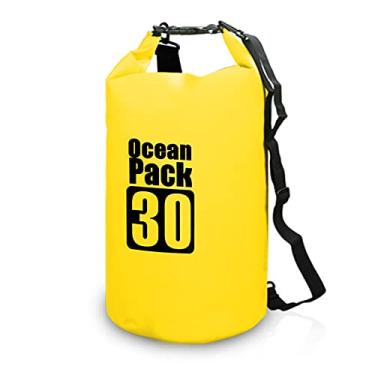 Imagem de Tingpai 10L / 15L / 20L / 30L Ao Ar Livre À Prova D 'Água Mochila Seca Saco tuante Rolo Superior Saco pa Caiaque fting Passeios de Barco Rio Trekking