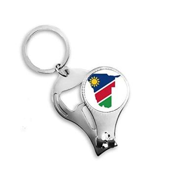 Imagem de Alicate de unha Mapa da República da Namíbia, África, Chaveiro Abridor de Garrafas
