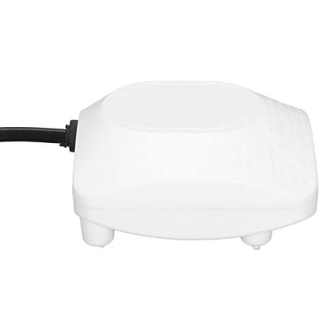 Imagem de Bomba de oxigênio para aquário, plugue dos EUA 110 V com bomba de ar de peixe estável, economia de energia silencioso motor potente para casa