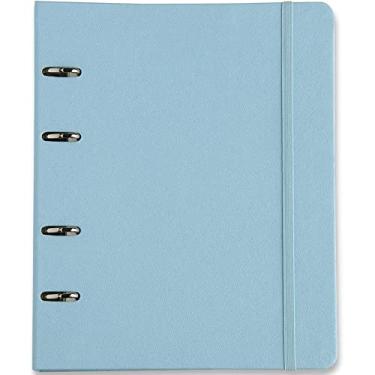 Imagem de Caderno Criativo Argolado Pastel Pautado 17X24 Azul, Cicero