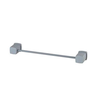 Imagem de Porta Toalha Linear Curto Block Cinza Texturizado Meber Meber Cinza