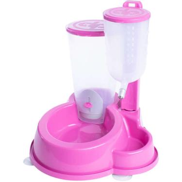 Imagem de Bebedouro Automático Durafeeder Deluxe Rosa - Tam. Único