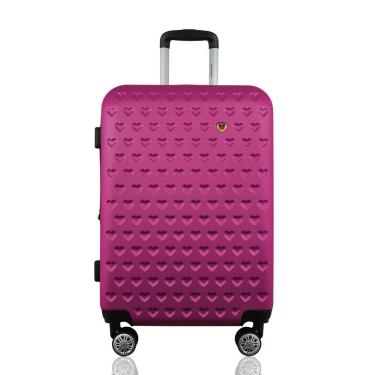 Imagem de Mala Rígida De Fibra 360° com TSA Tamanho Média - Gladiador - C1M