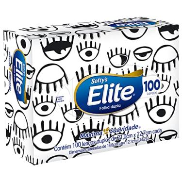 Imagem de Elite Lenço De Papel Softy'S Máxima Suav 100 Fls 100 Unidades