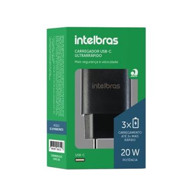 Imagem de Fonte Carregador USB EC 10 Power 20W Preto Intelbras