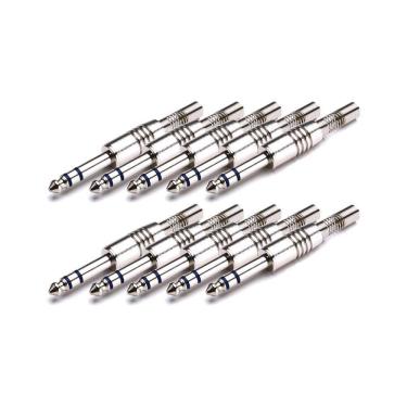 Imagem de 10 Plugs P10 Stereo Santo Angelo Estereo