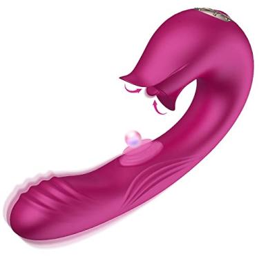 Imagem de Sugador de Clitóris e Vibrador Feminino 7 Modos de Vibração e SucçãoNN599