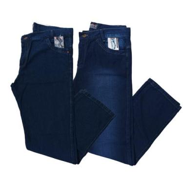 Imagem de Kit Calça Jeans Masculina Para Trabalho 2 Calças - Ginaldo