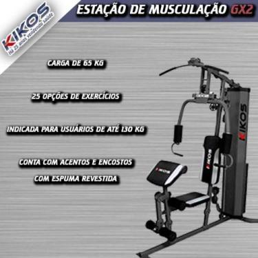 Estação De Musculação Kikos Gx4i Torre 65kg - Kikos Fitness