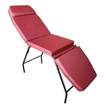 Imagem de Maca 3 Posições Reclinável Estética BORDÔ FACTO For-ty