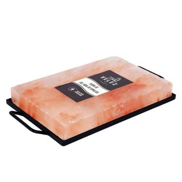 Imagem de Pedra de Sal Rosa Himalaia VELEZ 20x30 com Suporte