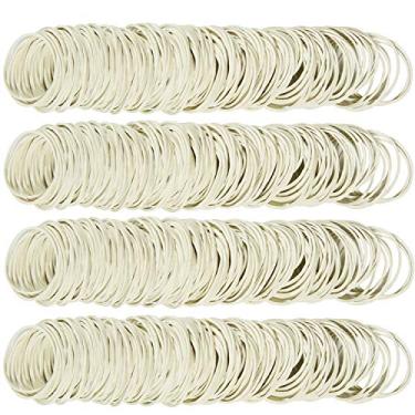 Imagem de AMUU Bandas de borracha tamanho 16 branco 500 peças #16 pequeno elástico de borracha para material de escritório, dinheiro, escola, casa, elástico, faixas de borracha de 38 mm