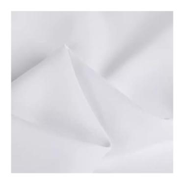 Imagem de Costura e Tecido Pano De Tecido De Algodão Artificial Colorido Por Metro, Tecidos Para Roupas De Costura Diy, Tecidos Bordados, Tecidos Para Artesanato, 18 Cores(Color:White)