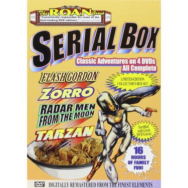 Imagem de The Roan Group Serial Box: Radar Men From The Moon, The New Adventrues of Tarzan, Zorro's Righting Legion, Flash Gordon Conquers the Universe (16 Hours of Family Fun)