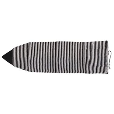 Imagem de LEIPUPA Surfboard Meia capa leve Thruster Bag, vários tamanhos (5 pés - 10,6 pés) pode servir para a maioria das pranchas de surf, prancha curta, placa longa, placa de pá em pé, 5.5ft