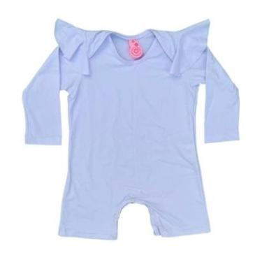 Imagem de Macacão de Bebê com Proteção UV Liz - Branco-Feminino