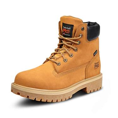 Imagem de Timberland PRO Bota masculina Direct Attach 15 cm, bico macio, isolada, impermeável, nobuck trigo, 40, Trigo, 8 Wide