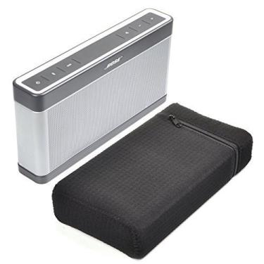 Imagem de Capa Bose SoundLink III – Bolsa de transporte portátil leve e fina com zíper resistente à água para alto-falante Bose SoundLink Bluetooth III