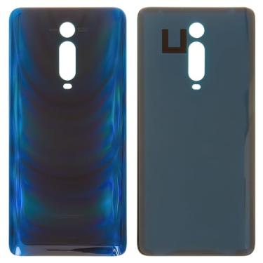 Imagem de Peças de reparo de substituição da capa da bateria da carcaça compatíveis com Xiaomi Mi 9T, (azul escuro, logotipo Mi, M1903F10G)