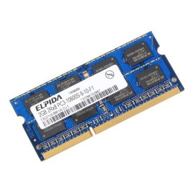 Imagem de Elpida DDR3 SO-DIMM 2GB RAM de memória PC3-10600S-9-10-F1