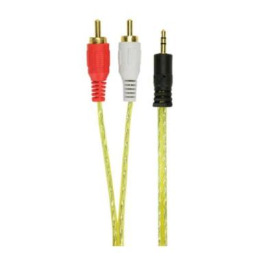 Imagem de Cabo p2-rca 1,8m: Transmissão de qualidade - A.R Variedades MT