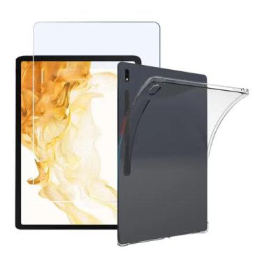 Imagem de Capa Transparente + Película P/Samsung Galaxy Tab S7 FE 12.4 - Commerc
