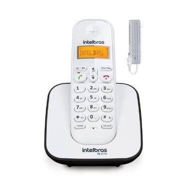 Imagem de Telefone Sem Fio TS 3110 Intelbras Com display luminoso Bina