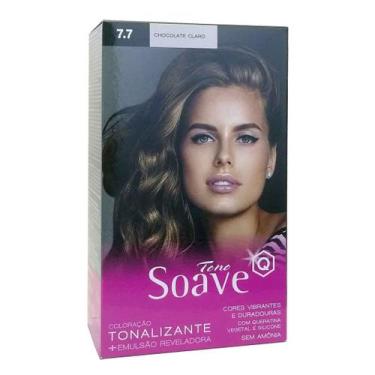 Imagem de Coloração Tonalizante Tono 7.7 Chocolate Claro - Soave Capelli